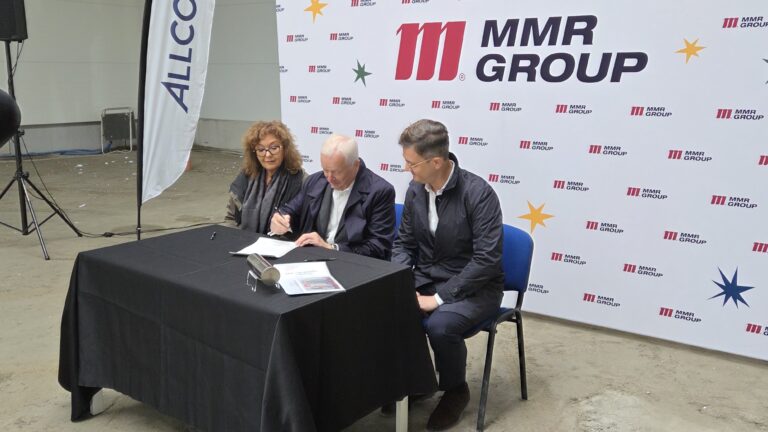 Wmurowanie kamienia węgielnego pod budowę nowej siedziby MMR Group Sp. z o.o.